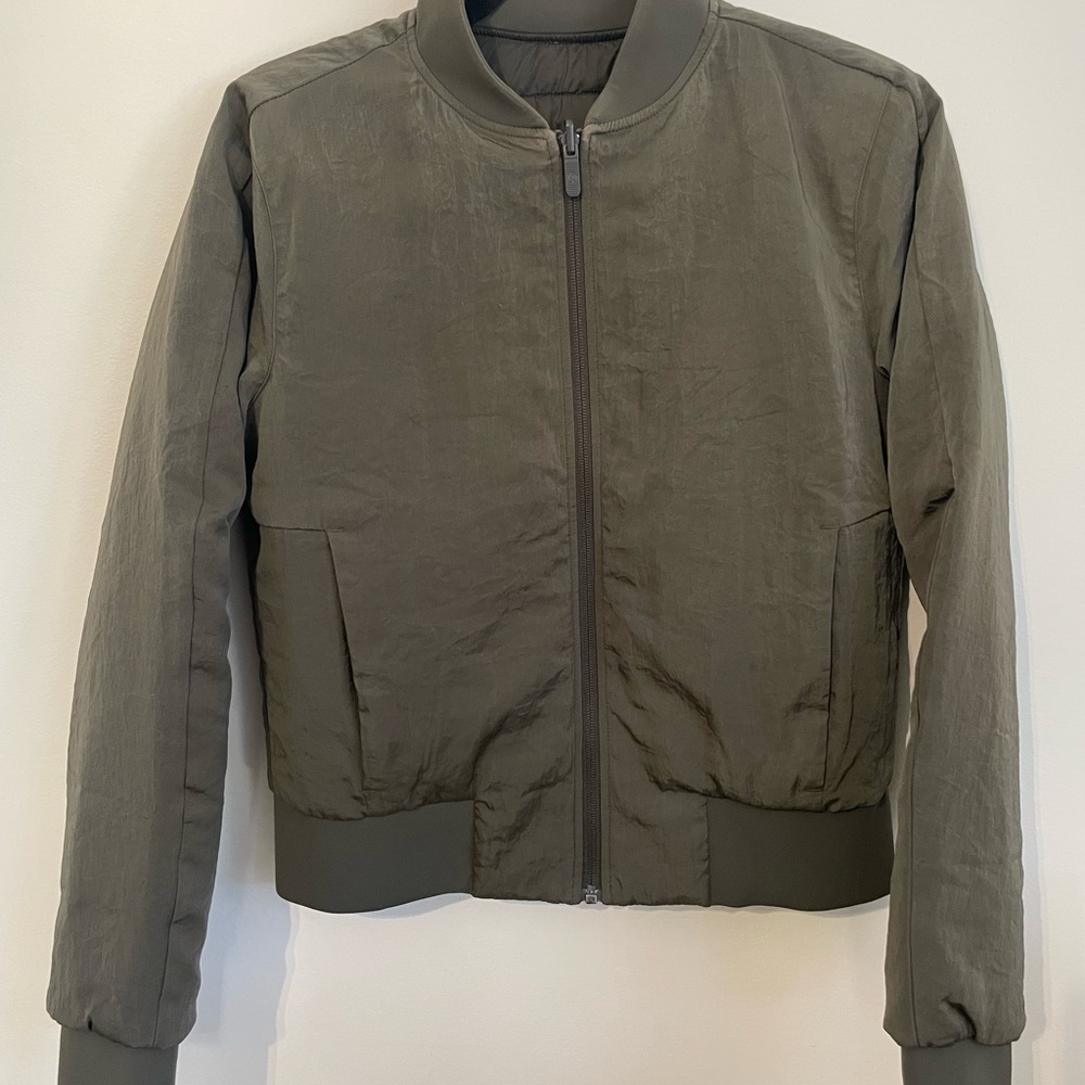 lululemon athletica Olive Bomber Jacket